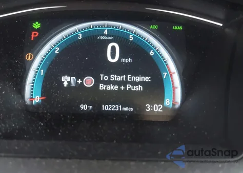 2016 Honda Civic Ex from USA, damaged, VIN 19XFC2F81GE053897